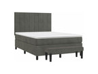 Gray Velvet Mattress, 140 x 200 cm
