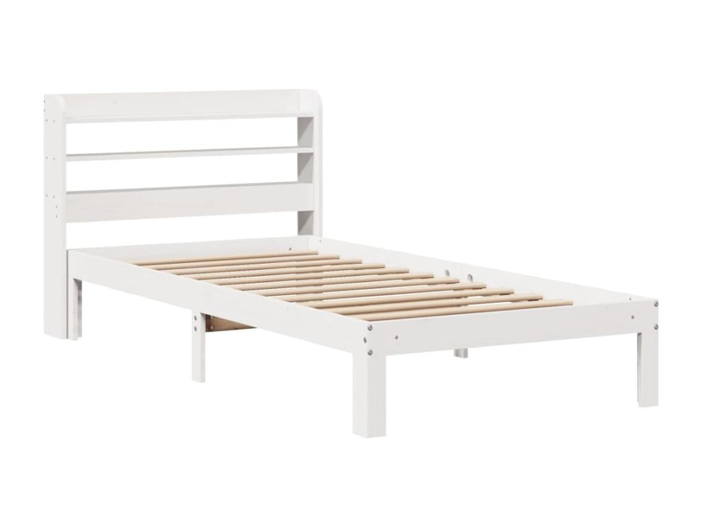 White Pine Wood Bed Frame, 100 x 200 cm