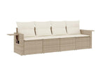 Beige Woven Resin Wicker Outdoor Furniture Set - dlz1766584089696