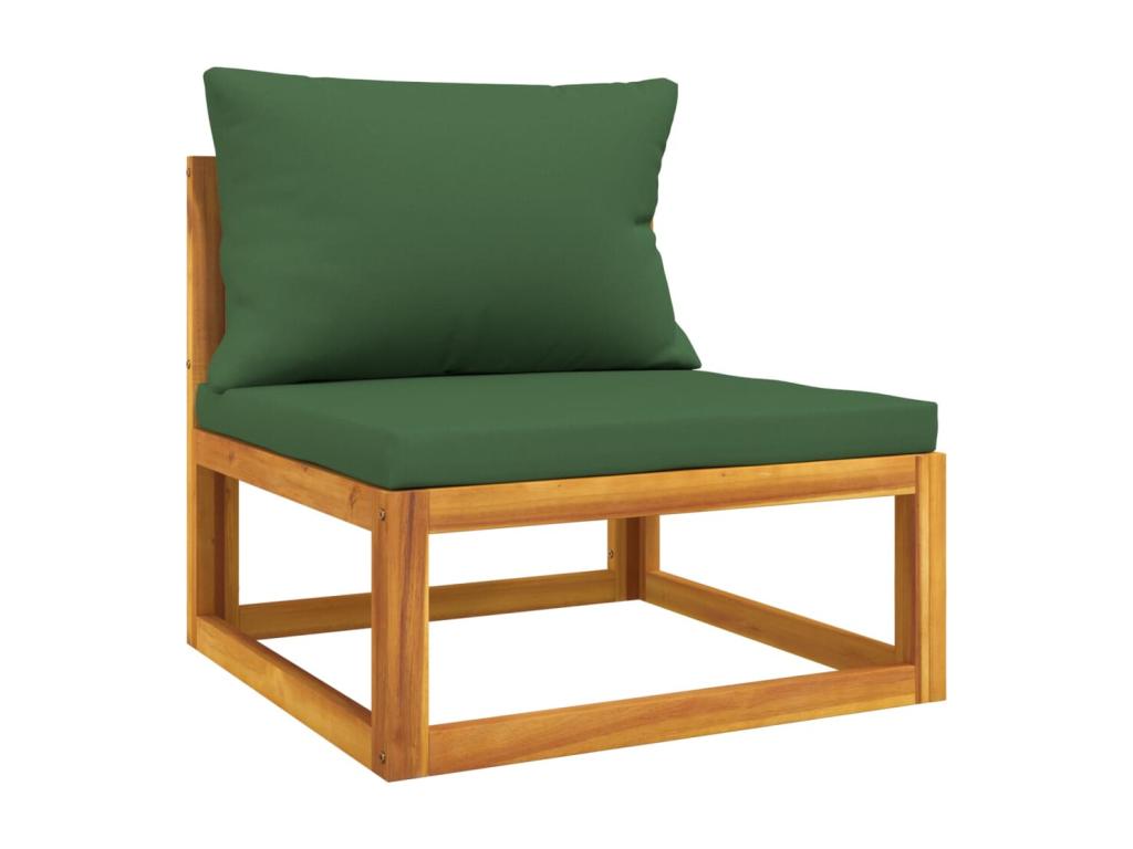Green Solid Wood Outdoor Furniture Set