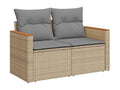 Beige Woven Resin Wicker Outdoor Furniture Set - dlz1766583792372