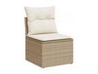 Beige Woven Resin Wicker Outdoor Furniture Set - dlz1766584028169