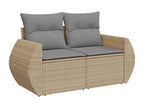 Beige Woven Resin Wicker Outdoor Furniture Set - dlz1766583285407