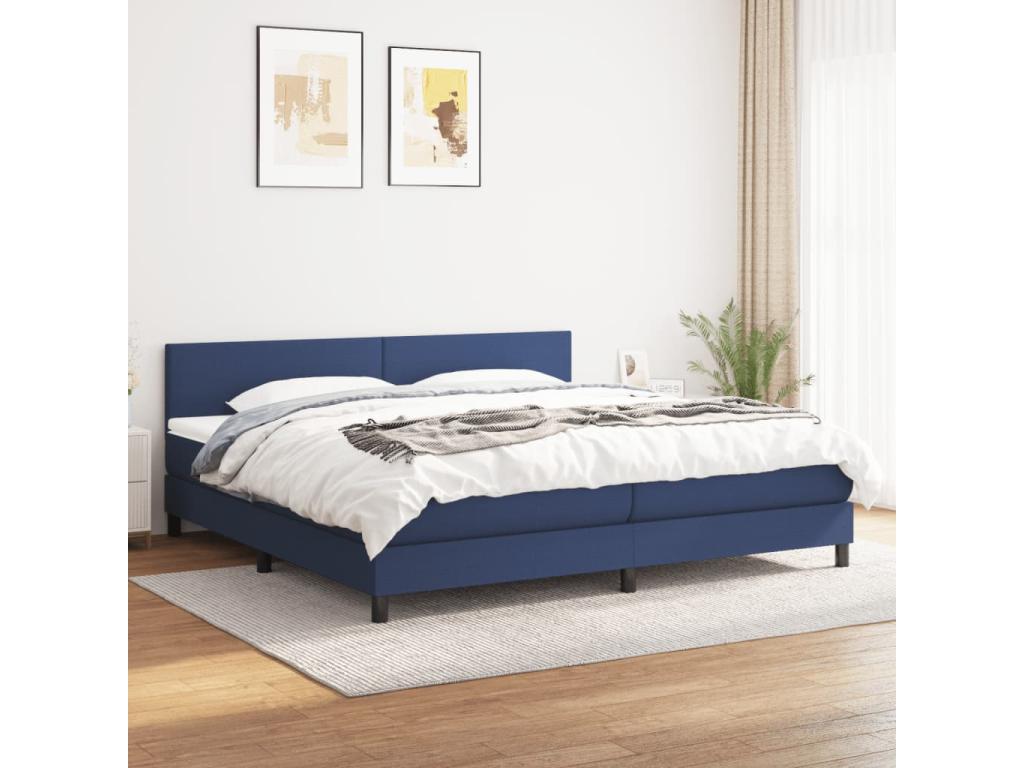 Blue Fabric Mattress, 200 x 200 cm