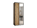 Black Wardrobe, 120 x 45 x 235.2 cm