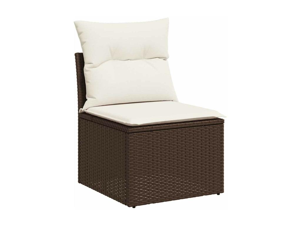 Brown Woven Resin Wicker Outdoor Furniture Set - dlz1766583419229