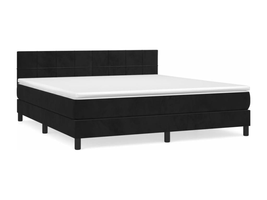 White Velvet Mattress, 160 x 200 cm