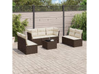 Brown Woven Resin Wicker Outdoor Furniture Set - dlz1766584023461