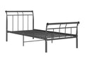 Black Metal Bed Frame, 90 x 200 cm - dlz1766583799344