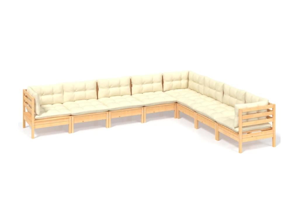 Pine Wood Outdoor Furniture Set