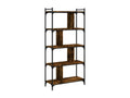Brown Engineered Wood Bookcase, 76 x 32 x 158 cm
