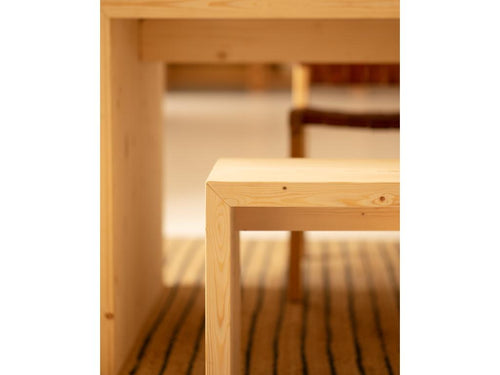 Beige Bench, 145 x 45 cm