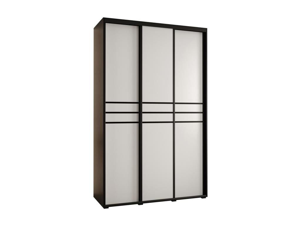 Black Wardrobe, 160 x 60 x 235.2 cm