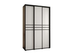Black Wardrobe, 160 x 60 x 235.2 cm