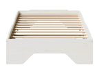 White Solid Wood Mattress, 100 x 200 cm