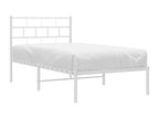 White Metal Mattress, 100 x 200 cm