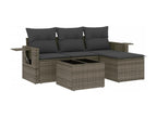 Gray Woven Resin Wicker Outdoor Furniture Set - dlz1766583386037
