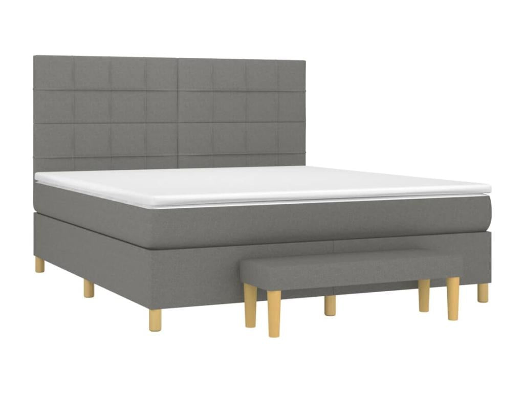Gray Fabric Mattress, 180 x 200 cm