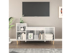 White Engineered Wood TV Stand, 100 x 35 x 55 cm