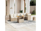 Beige Woven Resin Wicker Outdoor Furniture Set - dlz1766583236059