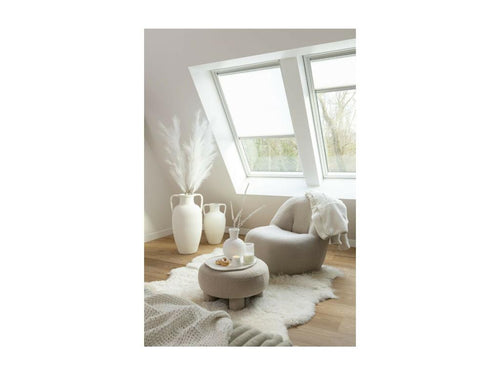 Beige Fabric Accent Chair