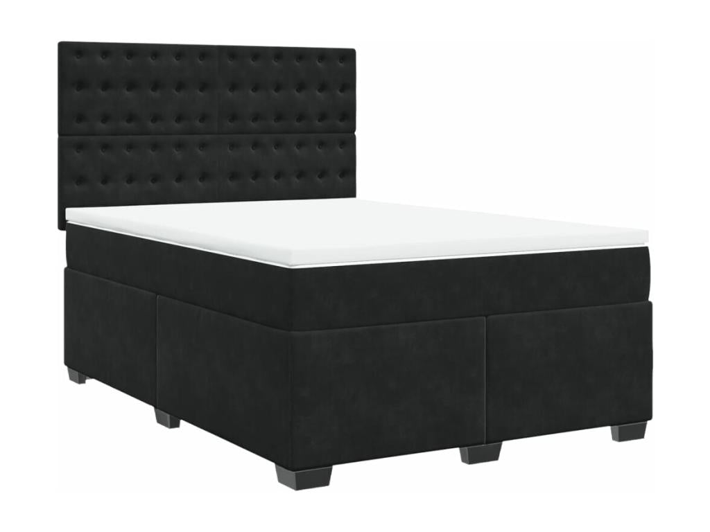 Black Velvet Mattress, 140 x 200 cm
