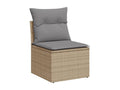 Beige Woven Resin Wicker Outdoor Furniture Set - dlz1766583210474