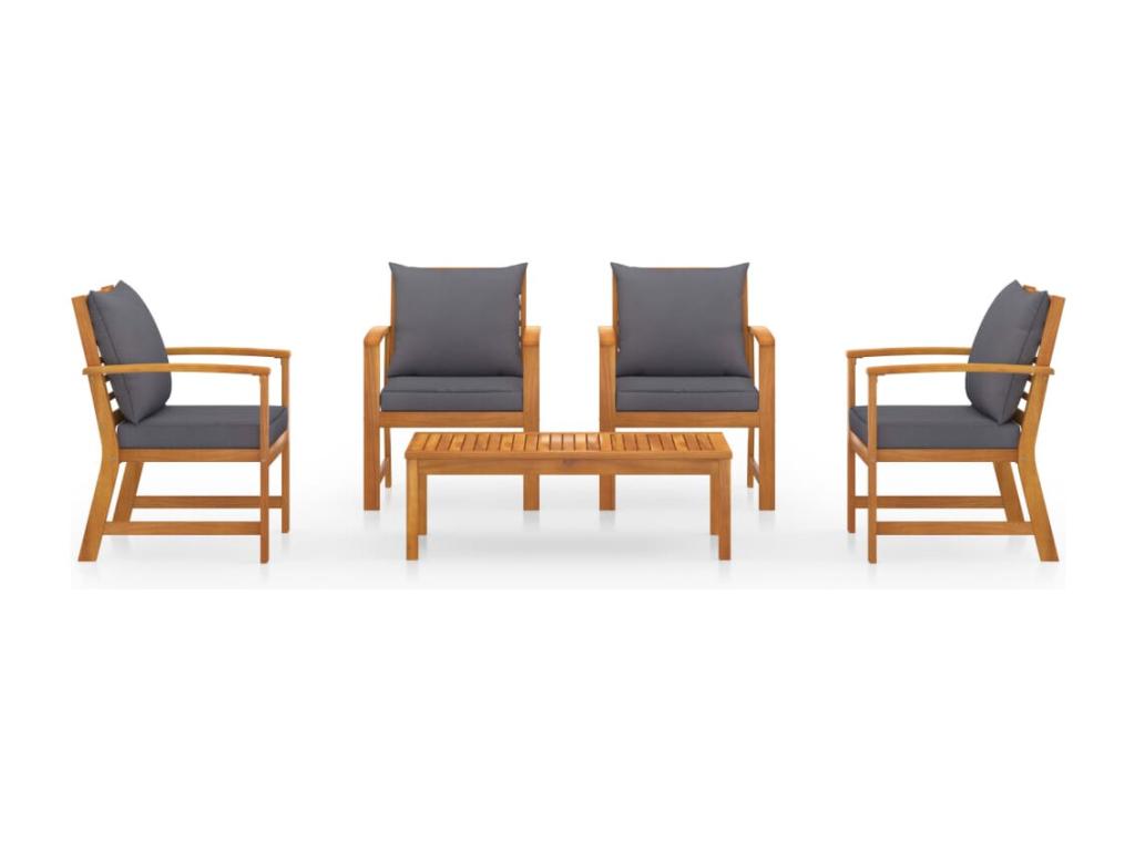 Gray Outdoor Furniture Set