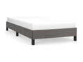 Gray Faux Leather Bed Frame, 90 x 200 cm