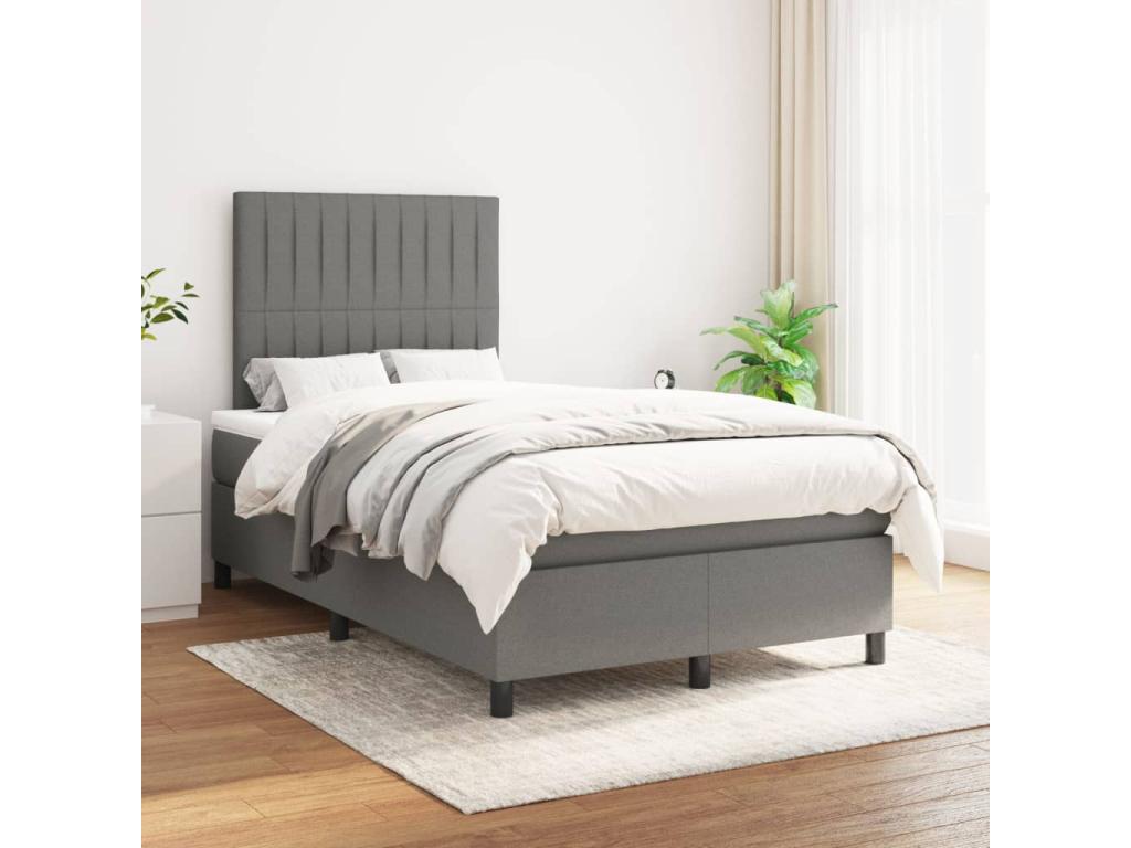 Gray Fabric Mattress, 120 x 200 cm