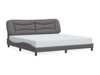 Gray Faux Leather Mattress, 200 x 200 cm