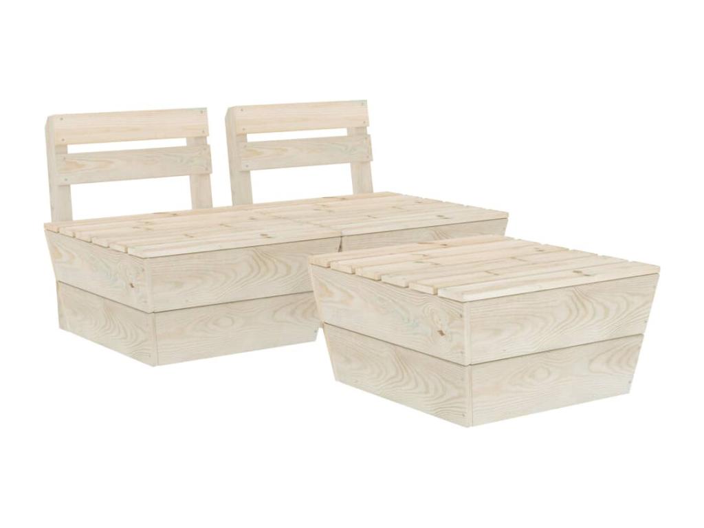 Brown Outdoor Furniture Set, 60 x 60 x 65 cm