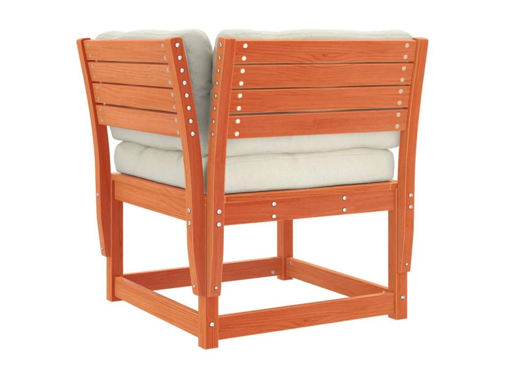 Brown Pine Wood Outdoor Furniture Set - dlz1766583441619