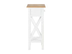 White Side Table, 27 x 27 x 65.5 cm