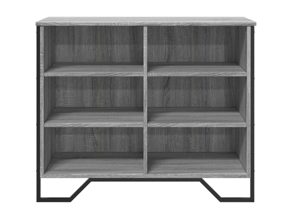 Gray Engineered Wood Sideboard, 91 x 35.5 x 74.5 cm