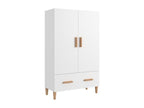 White Engineered Wood Sideboard, 70 x 31 x 115 cm