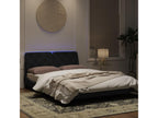 Black Velvet Bed Frame, 140 x 200 cm