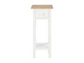 White Side Table, 27 x 27 x 65.5 cm