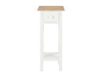 White Side Table, 27 x 27 x 65.5 cm