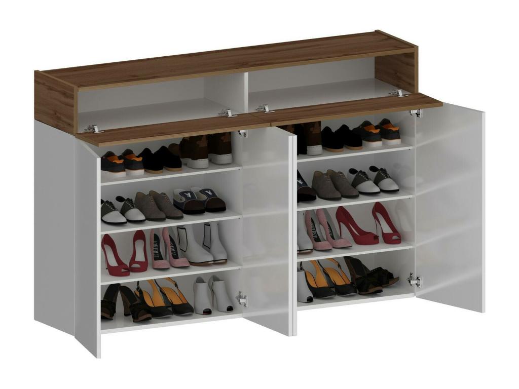 Beige Oak Wood Wardrobe