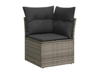 Gray Woven Resin Wicker Outdoor Furniture Set - dlz1766583804007