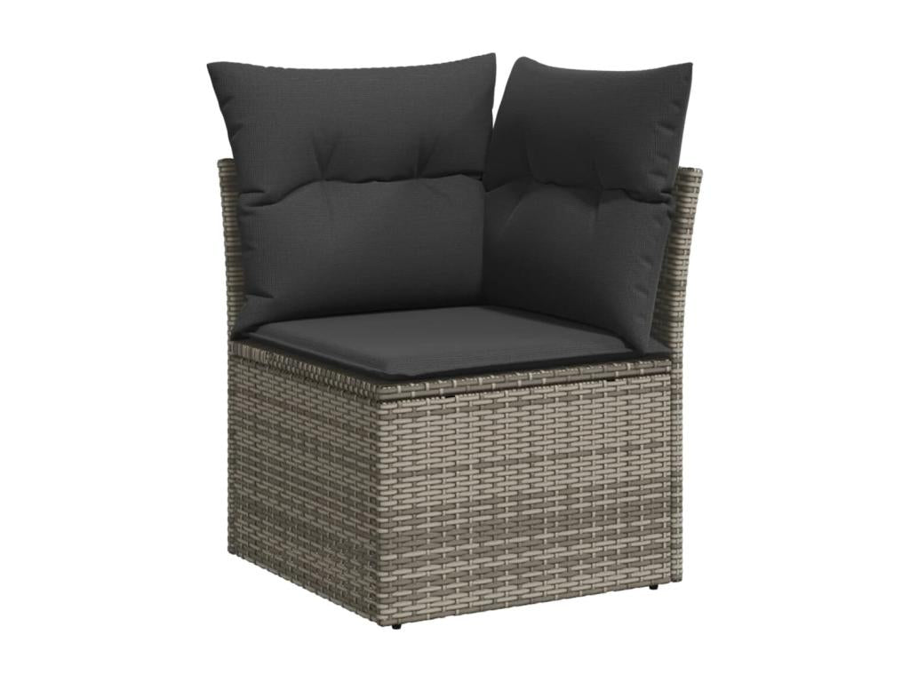 Gray Woven Resin Wicker Outdoor Furniture Set - dlz1766583804007