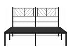 Black Metal Bed Frame, 120 x 200 cm