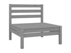 Gray Pine Wood Outdoor Furniture Set - dlz1766584041892