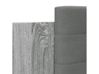 Gray Bed Frame, 75 x 190 cm