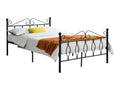 Black Metal Bed Frame, 140 x 200 cm