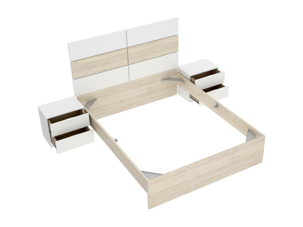 White Oak Wood Mattress, 267 x 205 cm