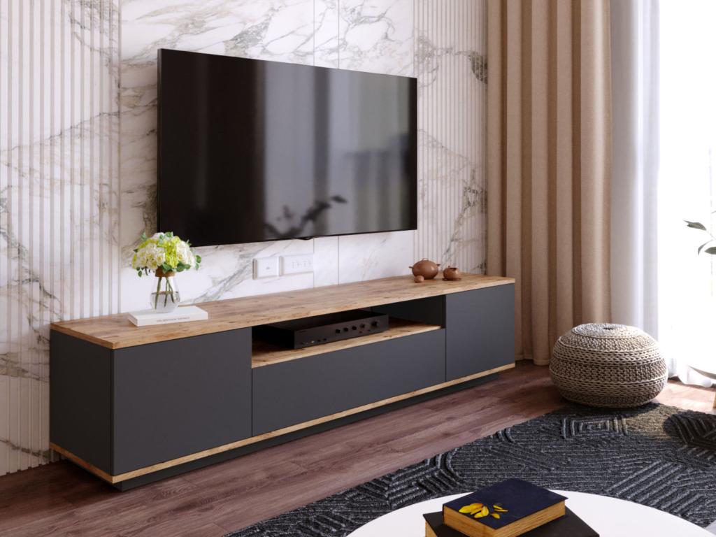 Anthracite TV Stand