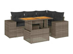 Gray Woven Resin Wicker Outdoor Furniture Set - dlz1766583150589
