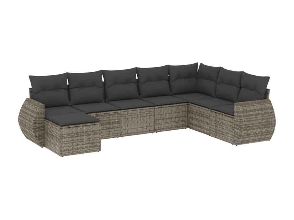 Gray Woven Resin Wicker Outdoor Furniture Set - dlz1766583714555